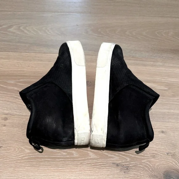 J Slides NYC Gia slip on platform sneaker bootie black - Picture 3 of 6